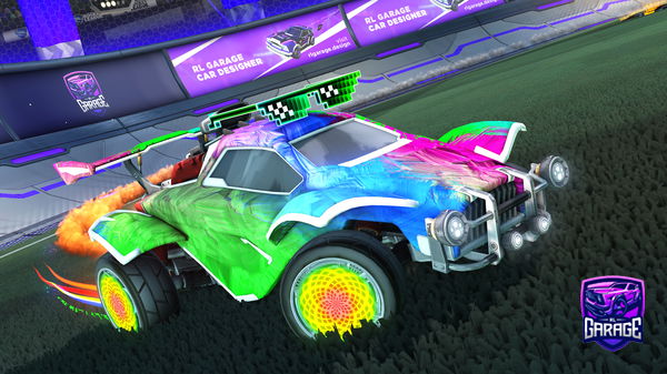 A Rocket League car design from xgigixg