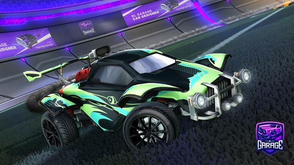 A Rocket League car design from crutonz