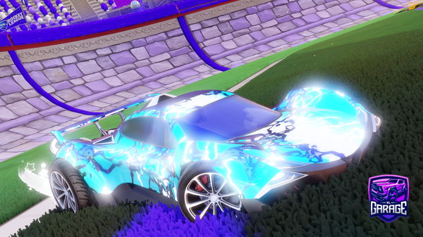 A Rocket League car design from kampfkaro