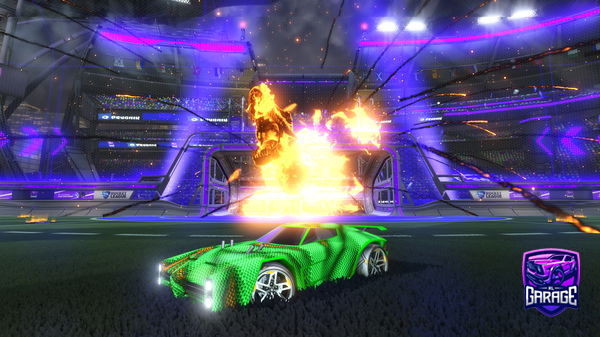 A Rocket League car design from Staticklips