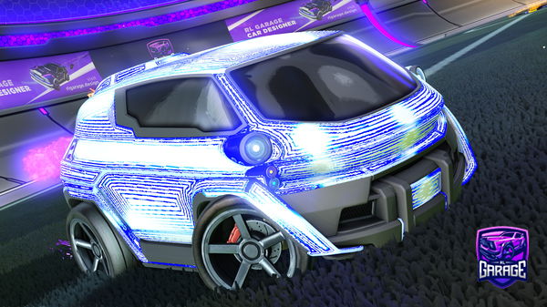 A Rocket League car design from FIXEDCOW