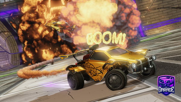 A Rocket League car design from RocketForget