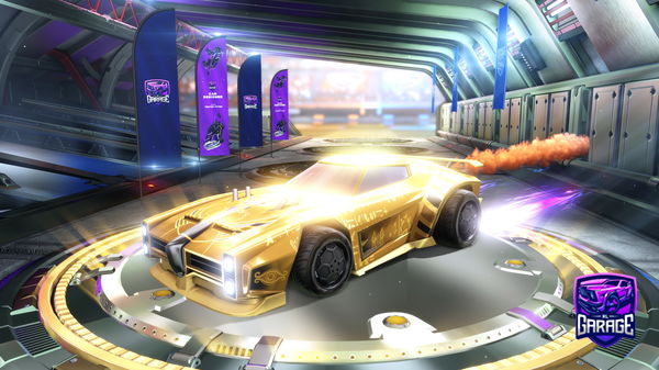 A Rocket League car design from Fedom