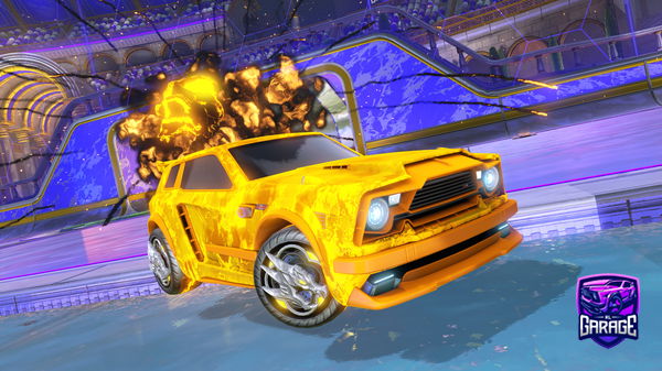 A Rocket League car design from Batje-MB