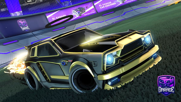 A Rocket League car design from Knightmare22