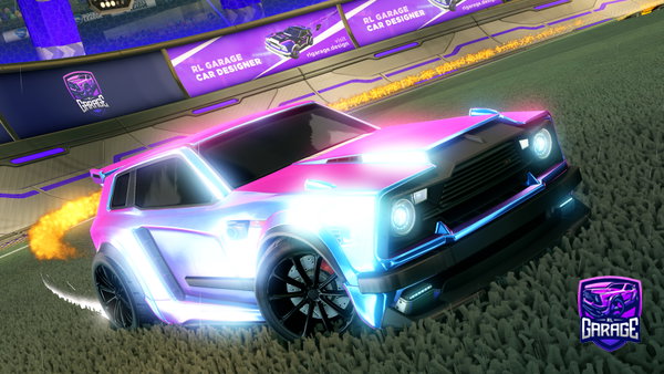 A Rocket League car design from Lilting_silver8