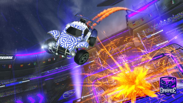 A Rocket League car design from zonixn