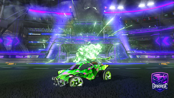 A Rocket League car design from Rlhead14