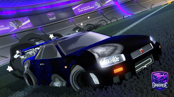 A Rocket League car design from Magicalchine783