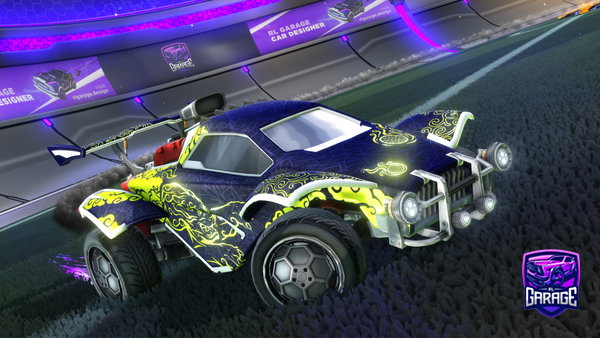 A Rocket League car design from Qubix511