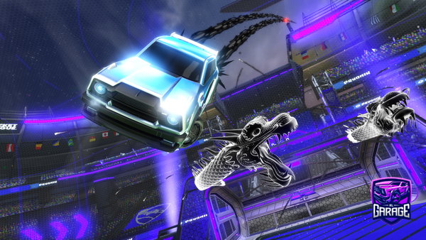 A Rocket League car design from Dinonuggies96