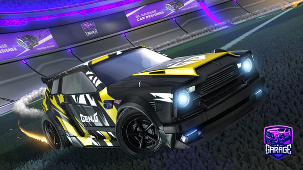 A Rocket League car design from jezzyjaxon