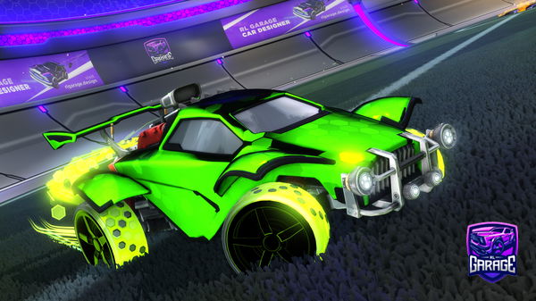 A Rocket League car design from RobotBoi0403