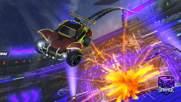 A Rocket League car design from StrayInu