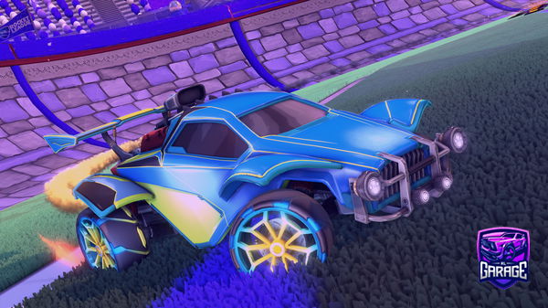 A Rocket League car design from Aquaz-tehe