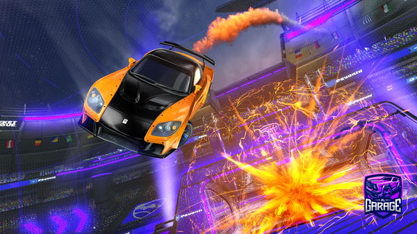 A Rocket League car design from SELDERA