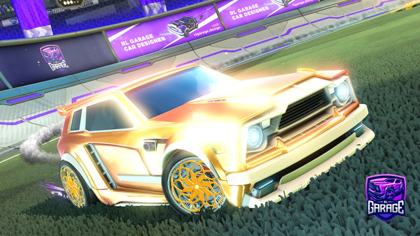 A Rocket League car design from Bonny26_