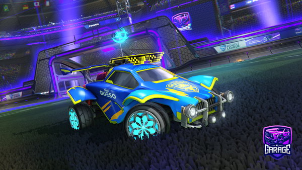 A Rocket League car design from M_A_THEW