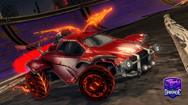 A Rocket League car design from Allsuachbar69