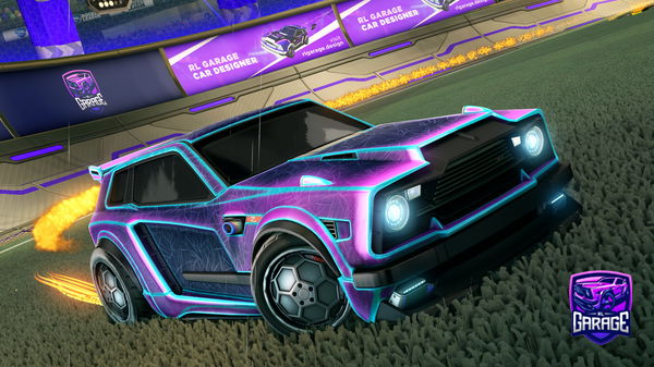A Rocket League car design from FrostiNien