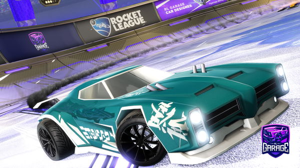 A Rocket League car design from superchitarra