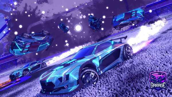 A Rocket League car design from Kazuya754