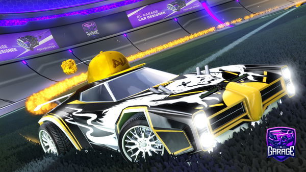 A Rocket League car design from krampezz