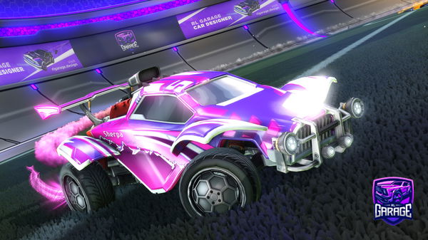 A Rocket League car design from Splxshy3