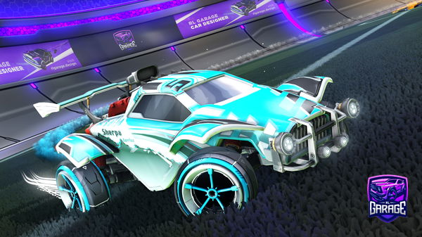 A Rocket League car design from JXN92