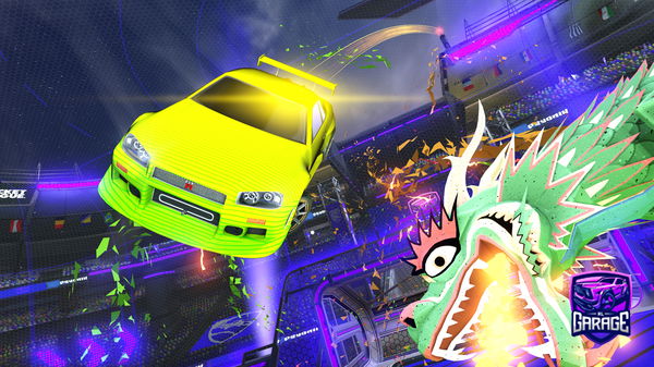 A Rocket League car design from Queen56