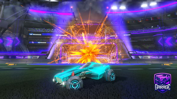 A Rocket League car design from Uhbarth