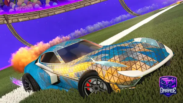 A Rocket League car design from KingCucumber