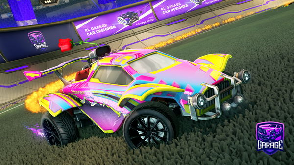 A Rocket League car design from Jazz09