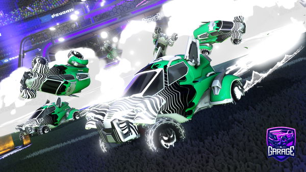 A Rocket League car design from din_mor123