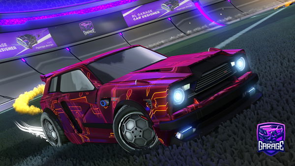 A Rocket League car design from benjajaaj