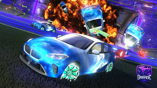 A Rocket League car design from ndahollestelle