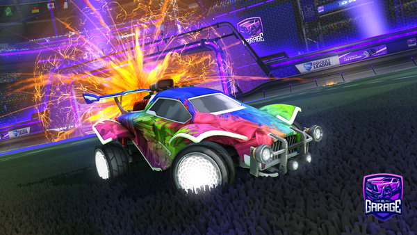 A Rocket League car design from VORTISM