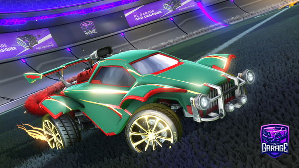 A Rocket League car design from TeslaBeats