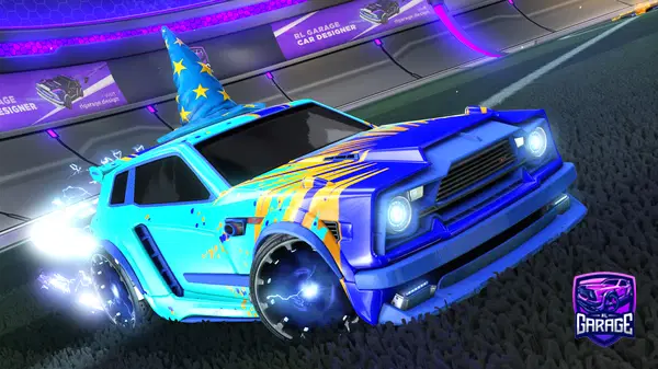 A Rocket League car design from SplitLemon