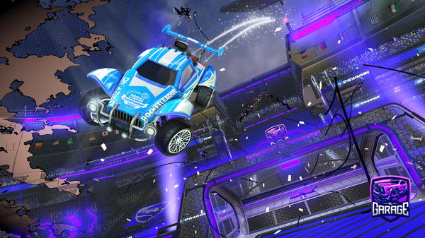 A Rocket League car design from Cami_is_ok