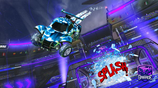 A Rocket League car design from DROW10