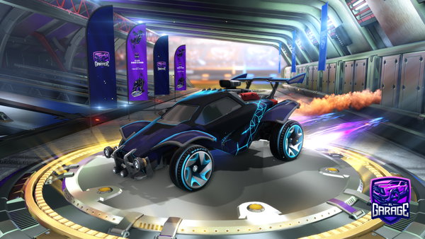 A Rocket League car design from Timeo_RL-_-