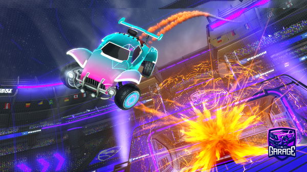 A Rocket League car design from Parky0_0