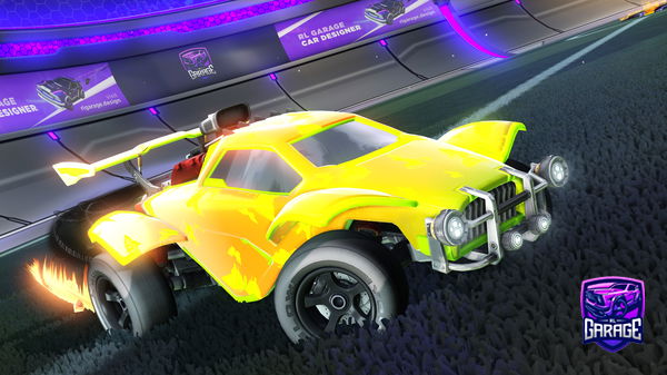 A Rocket League car design from Together-laser7