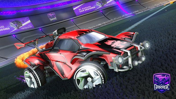A Rocket League car design from Hunek