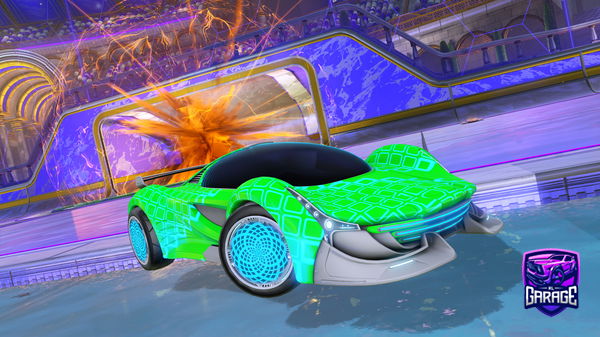 A Rocket League car design from Champ_cool