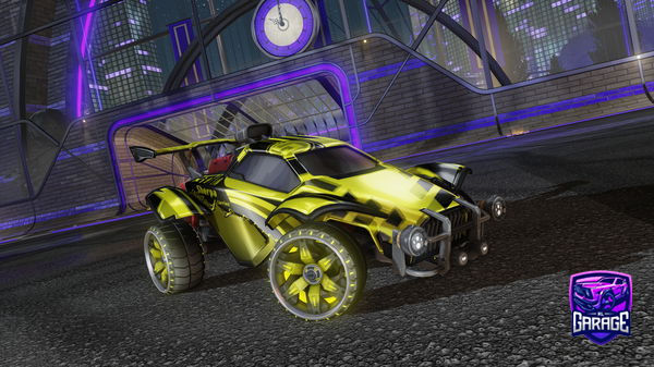 A Rocket League car design from SquirtleTM