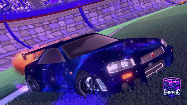 A Rocket League car design from uwurebox