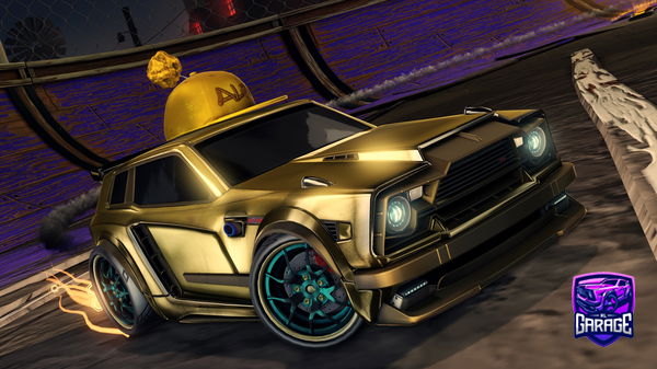 A Rocket League car design from Tate_RL123