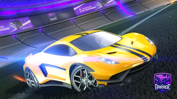 A Rocket League car design from TheSmilingOne